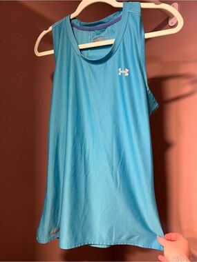 Under Armour Light Blue Workout Tank Size Large 🏋️‍♀️